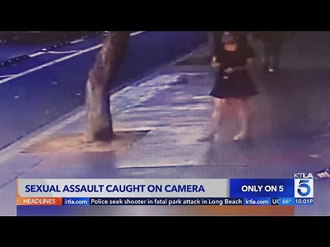 Sexual assault in Long Beach captured on cameras