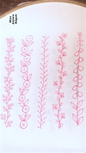 #drawingbymissanjiarabegum | Hand Embroidery Designs