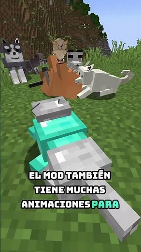 PERROS MEJORADOS MINECRAFT 🐕 | Minecraft mod Java 1.20.1 | #minecraft #mods #dog #modsdeminecraft