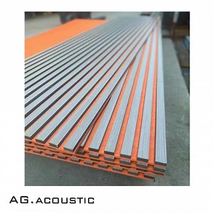 [Hot Item] AG. Acoustic Pet Acoustic Panel Composite Wood Timber Slats Soundproof MDF Wall Board