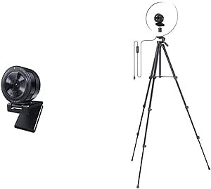 Razer Kiyo Pro Streaming Webcam + Ring Light 12" Right Light Bundle