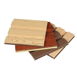 [Hot Item] Light Weight WPC PVC and Wood Composite Ceiling Indoor Decorative Ceiling Panel 40*25mm