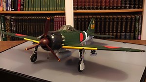 Zero Fighter. 1:18 scale model kit. With take off/ landing simulation Retractable undercarriage | Agora Models