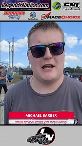 5.1K views · 28 reactions | United Kingdom Oval Track Legends driver Michael Barber decided to have a quick jolly out by attending and watching some racing action in Florida during the Winter Nationals. We chatted with him about maybe racing in the USA as well as racing in the UK (his first race of 2025 is the first weekend in March at Hednesford Hills Raceway). | Legends Nation | Facebook