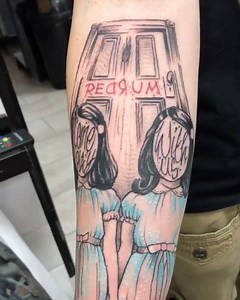 First addition to a Stephen king Movie sleeve started yesterday by Andy 🤓 | Ouch Tattoos and Laser Clinic, Waltham Abbey