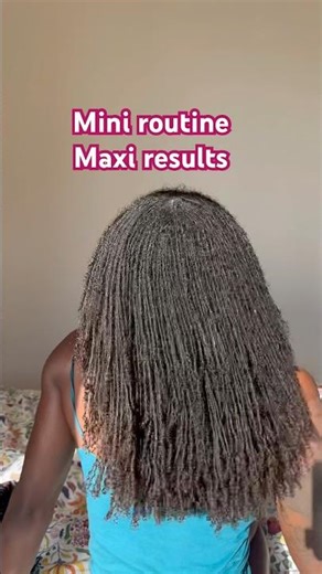 Mini routine shampoing microlocs #microlocs #microlocks