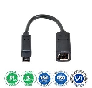 [Hot Item] Firewire IEEE 1394 6 Pin Male to Female Cable Assembly for Digital Camera DV