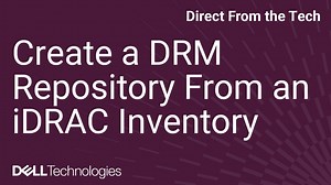 iDRACインベントリーからDRMリポジトリーを作成する方法