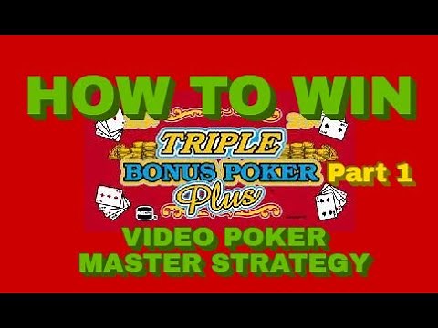 TRIPLE BONUS PLUS Video Poker EP 16-1 HOW TO WIN! Watch and Learn Strategy from the Master WIN! WIN!
