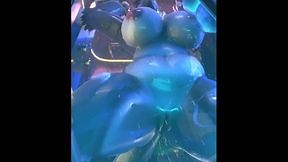 Wet Shower With Mamagen Protogen Furry - BestPornStars.Tv