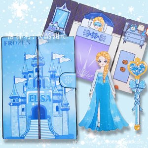 [Hot Item] Girl Princess Ice Queen Dress up DIY Toy for Girl