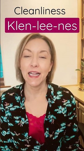 How to Pronounce CLEANLINESS - #SHORTS Quick English Pronunciation Mini Lesson