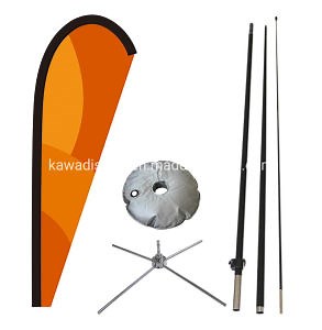 [Hot Item] Custom Blade Feather Flag Signs Beach Bow Flag Teardrop Banner Flag for Outdoor Advertising Promotion