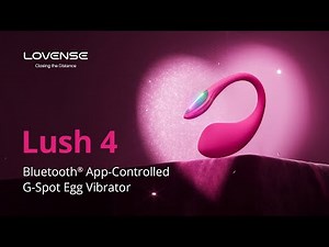 Lush 4 by Lovense | Long Distance Wireless Remote Control G-Spot Egg Vibrator