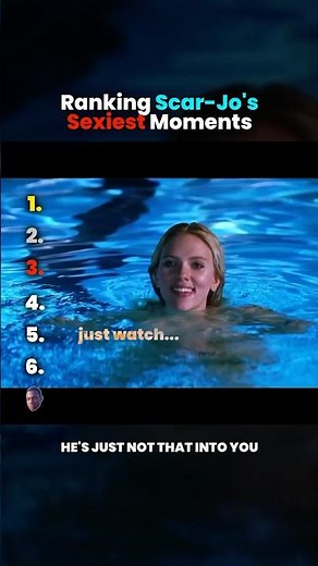 Sexiest Scarlett Johansson Scenes Ranked Part 1 - Jurassic World Rebirth, Avengers, Match Point etc