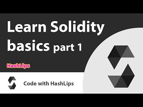 Learn Solidity basics part 1