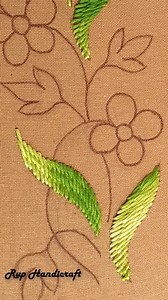 Hand Embroidery ! Back Stitch Embroidery Tutorial,Embroidery by Rup Handicraft #ruphandicraft #embroidery #short #reelsfbシ | নকশী পল্লী