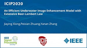 An Efficient Underwater Image Enhancement Model with Extensive Beer-Lambert Law