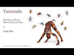 Art video: Body Painting Tarantula by Amit Bar. EDSA content.