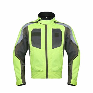 [Hot Item] Hi Viz Mens Mesh Cycling Jacket with Armors