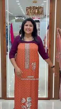 UNSTICHED SALWAR SET #larosaalappuzha #onamcollections