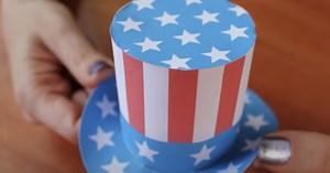 DIY Stars & Stripes Mini Top Hat