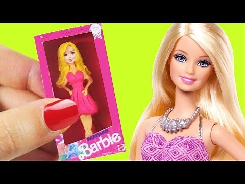 How to Make Miniature Barbie Doll - DIY Tutorial - simplekidscrafts