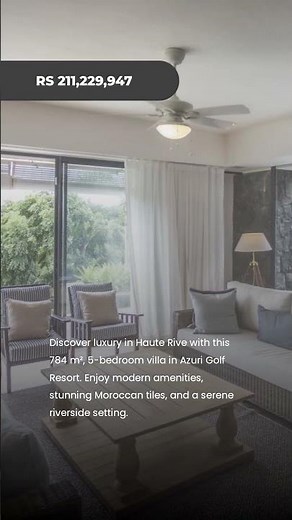Exceptional Waterfront Villa in the Azuri Golf Resort, Mauritius