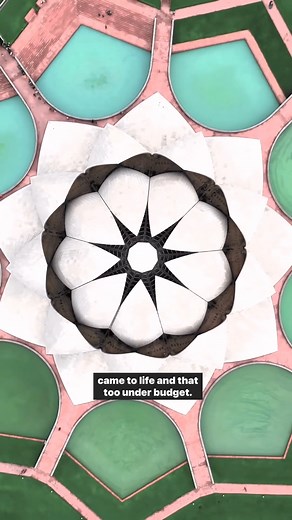 16 reactions | The lotus temple is 34 m tall and is created of thin...