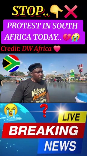 🚨💔 BREAKING: SOUTH AFRICA UNDER PRESSURE! 🇿🇦 Protests are taking place as some communities say they are demanding equal treatment and raising concerns about discrimination. At the same time, national debates over illegal immigration, unemployment, crime, and public safety continue. 🌍 The world is watching. No matter your background, peace, justice, and respect for the rule of law are essential. 🕊️ South Africa deserves unity—not violence. ❤️ Every voice deserves to be heard peacefully. 💬