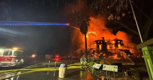 Battalion Chief with the Chico Fire Department discusses firefighter response to Bidwell Mansion
