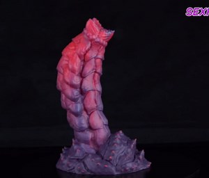 Sex Factory Fantasy Monster Dildo, 8.26" Alien Tentacle Silicone Dildo with Suction Cup, Thick Giant XL Anal Plug with Textured Design for G Spot Prostate, Sex Toys for Women Men Gay