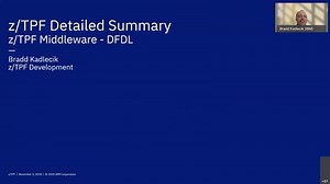 z/TPF Internship: Introduction to DFDL