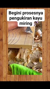 Begini prosesnya pengukiran kayu miring #reels #kayu #fyp #wood #pengukiran | Carissa Indah Permatasari