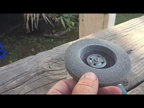 Polishing Rocks with hand held Polisher/Sander - quick polish of petrified wood