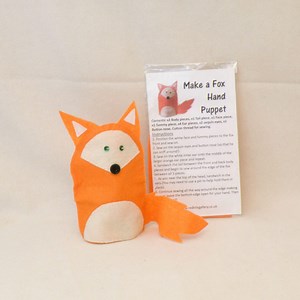 Fox Hand Puppet Kit - Etsy UK