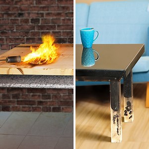 433K views · 1.1K reactions | Fantastici tavoli fatti con il cemento, la resina epossidica e tanta fantasia!: | 5 Minuti Creativi Famiglia | Facebook