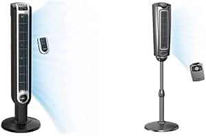 Lasko Oscillating Tower and Pedestal Fans Bundle with Remote Control (2511, 2535)