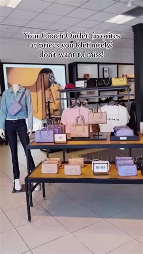 Hello, clearance! 👋 Your Coach Factory and Coach Men’s Factory favorites at prices you (definitely) don’t want to miss! 🛍️ | Miromar Outlets