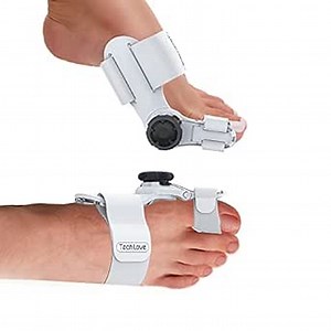 Tech Love Bunion Corrector for Women and Men, Orthopedic Bunion Toe Straightener, Adjustable Bunion Splint with Silicone Inner Pad for Bunion Relief(2PC)