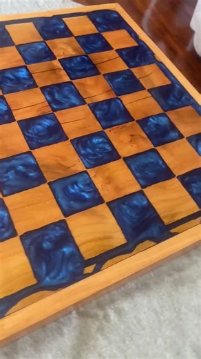 Customizable Epoxy Resin Chess Board - Etsy