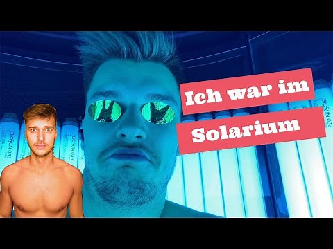Wenn man ins Solarium geht....