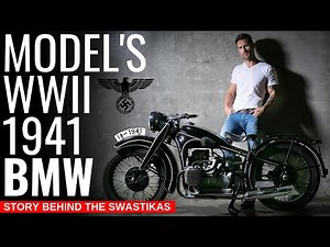 1941 WW2 NAZI BMW WAR MOTORCYCLE — The Dark History Behind It’s Swastikas