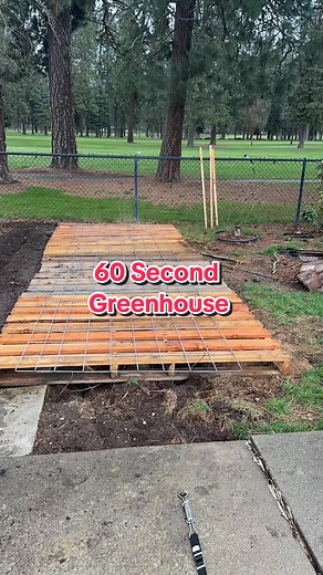 Building a DIY Pallet Greenhouse with 60 Seconds Farmer