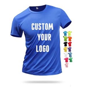 [Hot Item] 100% Polyester Sublimation T-Shirts Streetwear Soild Unisex Short Sleeved Breathable Quick Dry Blank T Shirts for Men with Cheap Price