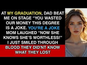 My Dad Beat Me on Stage at My Graduation — You Wasted Our Money. Mom Laughed So I Grab Their Pension