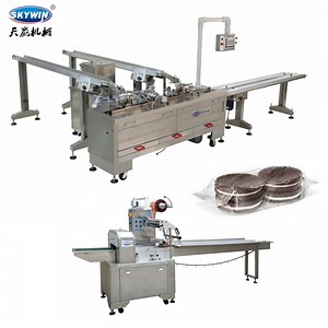 [Hot Item] Servo Automatic Sandwich Biscuit and Plastic Flow Packing Machine
