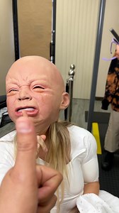 girl pranks TSA as baby #lol #omg #haha #prank #baby #fyp | The Kasey Show