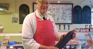Totnes butcher locked  in freezer used black pudding to save his bacon