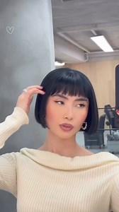 Short Bob cut with flapper Bob style bangs | Women's haircuts in movies and soap operas